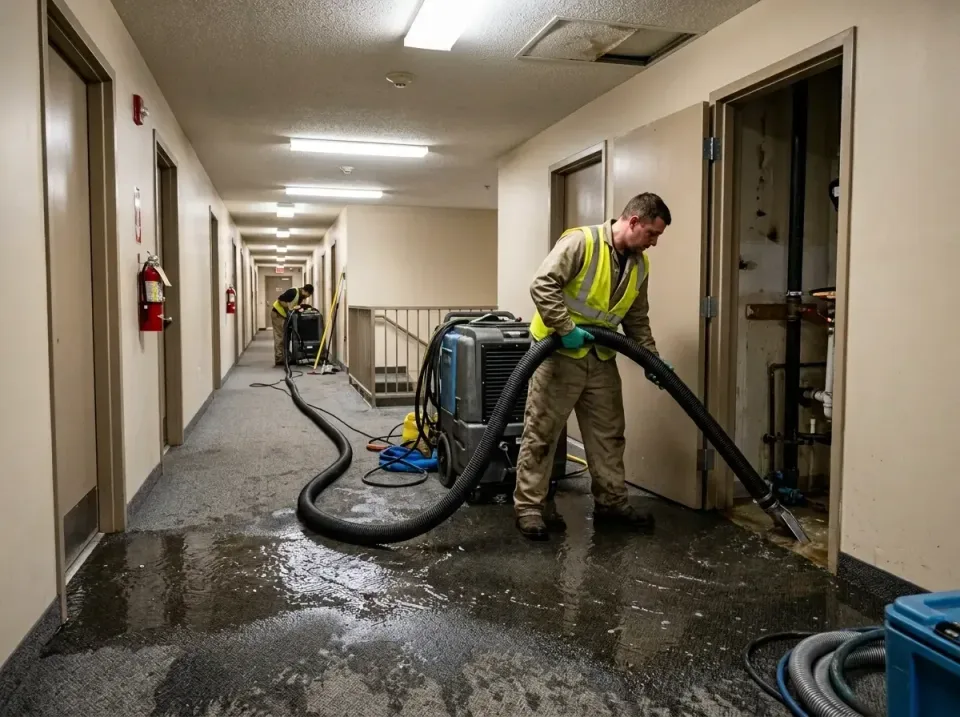 multi-unit-apartment-hallway-f-005 — frequently asked questions, Emergency Burst Pipe Water Extraction & Removal in Holdrege…